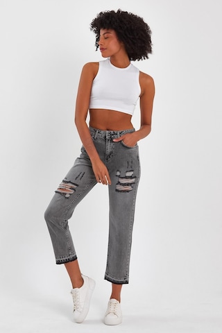 Alexandergardi Özel Koleksiyon Yırtık Desenli Denim Pantolon Ag-1023s 001