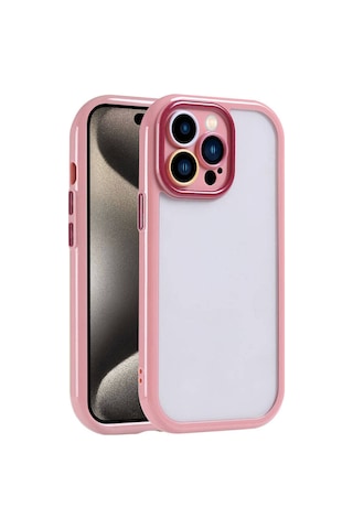 Apple İphone 15 Pro Max Uyumlu Renkli Tasarımlı Kamera Korumalı Lüx Silikon Kılıf