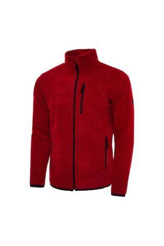 Ghassy Co. 3 Cepli Tam Fermuar Erkek Polar Bordo