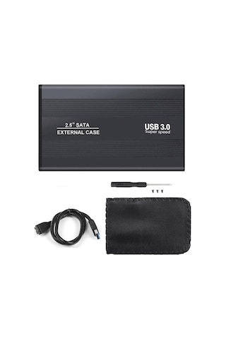 Wozlo 2.5 Hdd Kutusu Usb 3.0 Harici Harddisk Ssd Kutu - Alüminyum Gövde - Micro Usb 3.0 Giriş