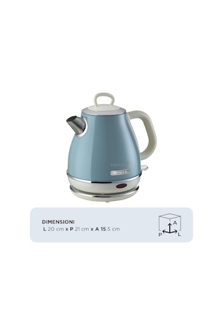 Ariete Vintage Elektrikli Su Isıtıcı 1 Litre Mavi 2868/05 - Pasla
