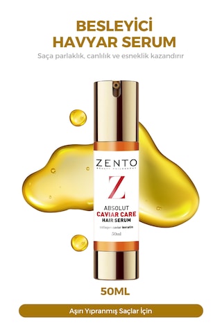 Zento Absolute Caviar Care Hair Havyar Bakım Serum 50 ML