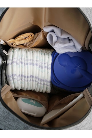 Kujju Anne Bebek Bakım Sırt Çantası Siyah