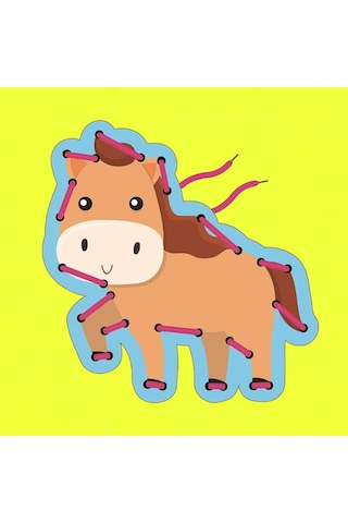 Calimera Toys İnce Motor Gelişimi Oyunu Hayvanlar Model 1