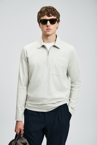Lufian Erkek Lucas Smart Polo T-shirt 112040043 Gri Gri
