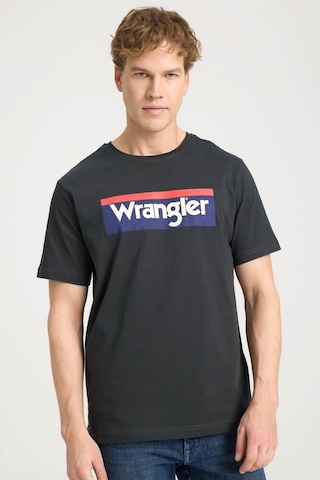 Wrangler Lightweight Ss 3color Log Siyah Erkek Kısa Kol T-shirt 000000000101982805
