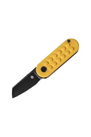Kizer Mini Bay 14c28n Yellow Brick G10 Handle Kizerv 2583a1 Kamp Çakısı Altın - Kahverengi