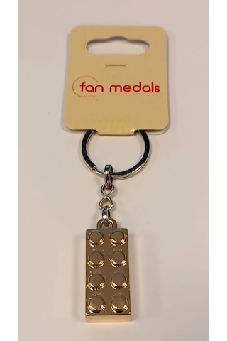 Yapboz Eğitici Oyuncak Anahtarlık Bronz Metal