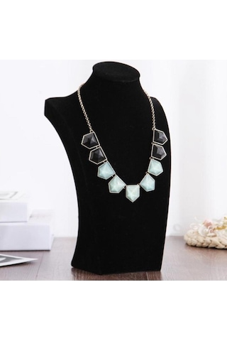 Trendooze Zincir Takı Manken Kolye Homyl Büstü Jw