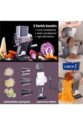 Lurch - "easy Prep" Kollu Tambur Rende - 200521 Altın