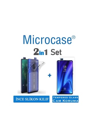 Xiaomi Mi 9T - Mi 9T Pro 0.2 Mm Ince Silikon Kilif + Cam (Seçin) 369933783
