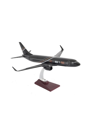 Zekupp Boeing /37-800 1/100 Ölçek FHTF 2 Sloganlı Model Uçak