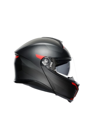 Agv Tour Modular Kask Solid Mat Metal Kırmızı