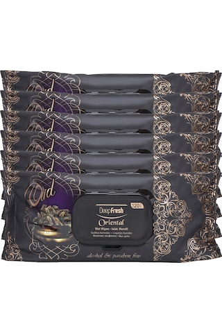 Deep Fresh Oriental Islak Mendil Oud 6'Lı Paket 720 Yaprak