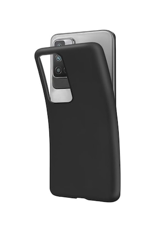 For Redmi Note 11 / Note 11s İle Uyumlu Darbe Emici Esnek Silikon Siyah Lansman Cep Telefonu Kılıf Redmi Note 11 / Note 11s