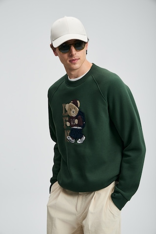 Lufian Storm Erkek Sweatshirt Çimen Yeşili Çimen Yeşili 112030172100611 Yeşil