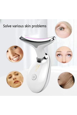 Yüz Makinesi Boyun  Güzellik Cihazı   Yüz Masajı Cilt  İnce Çift Çene Vibratör Masajeador Yüz