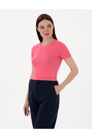 Pierre Cardin Kadın Pembe Tişört 50306945-vr041 Pembe
