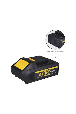 Rtrmax RTX1804P X-Lion Plus Akü Yedek Batarya 4.0 Ah