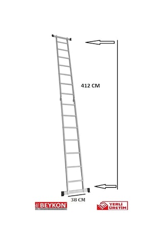 Beykon 7+7 Alüminyum Katlanır Çok Amaçlı Merdiven