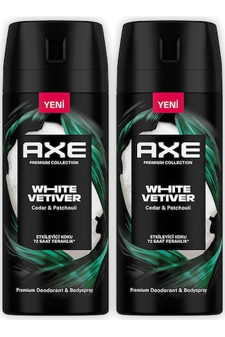 Axe Premium Collection Erkek Deodorant White Vetiver 150 Ml X2