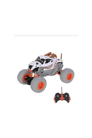 Monster Truck Tasarımlı Uzaktan Kumandalı Off Road Jeep 25 Cm Turuncu Beyaz Siyah Çok Renkli