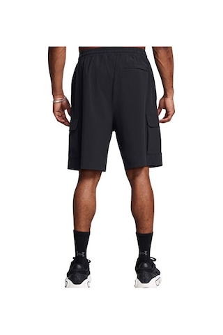Under Armour Ua Vibe Woven Cargo Short Erkek Günlük Kargo Şort 1386560-001 Siyah Siyah