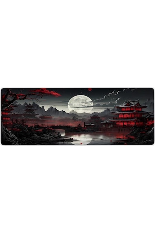 Gaming Oyuncu Xl Mouse Pad Kaydırmaz Dikişli 80 30 Cm Mousepad 36