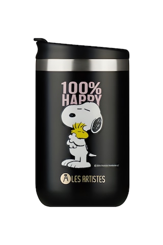 Les Artistes Paris Isı Yalıtımlı Çelik Termos Mug 350ml Happy Snoopy Çok Renkli