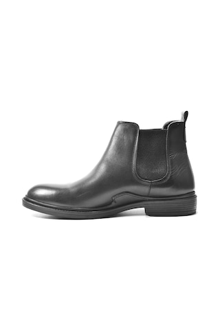 Greyder 62163 Hakiki Deri Siyah Klasik Casual Erkek Bot