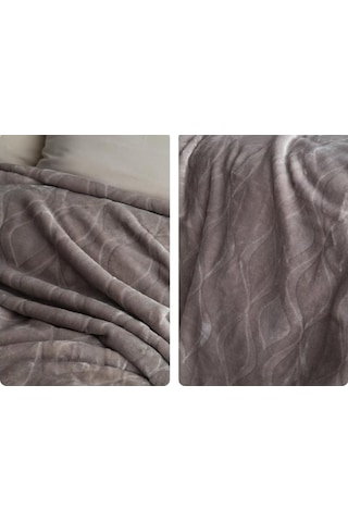 Ap Embos Çift Kişilik Vizon Mercy Battaniye Vizon