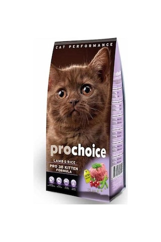 Prochoice Pro 38 Kitten Kuzu Etli Yavru Kedi Maması 15 KG