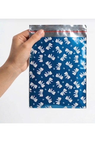 Kendinden Yapışkanlı Metalize Hediye Paketi Poşeti 15x25 Cm 100 Adet