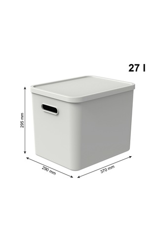 Albula Modern Depolama Kutusu 27l Beyaz