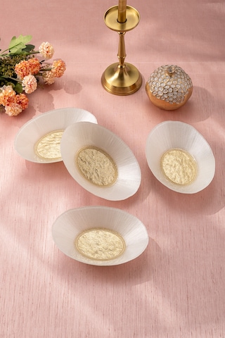 Emsan Golden 4 Parça Cam Gondol 21 Cm Gold
