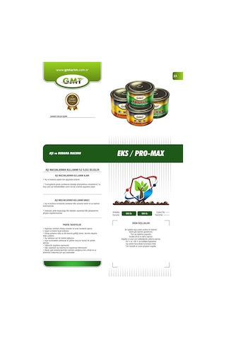 Gmt Eks Aşıve Budama Macunu 1 Kg