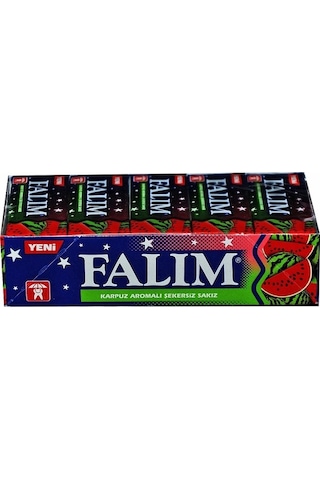 Falım Karpuz Aromalı Şekersiz Sakız 7 G 20 Adet