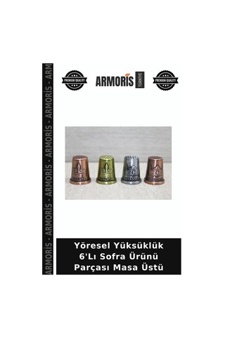 Yöresel Yüksüklük 6'lı Sofra Ürünü Parçası Masa Üstü