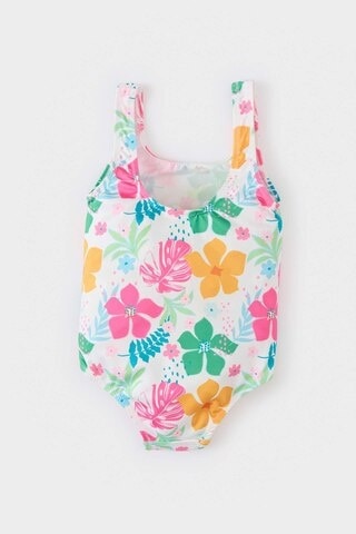 Defacto Kız Bebek Desenli Mayo C0788a525smwt34