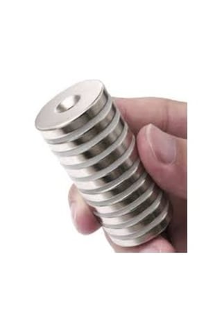 Çap:30 Mm, Delik Çapı:10,5\5 Kalınlık:5 Mm Havşa Mıknatıs- 5 Adet