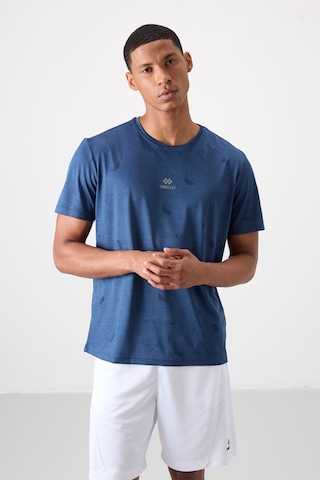 Tommy Life Parlament Polyester Jakarlı İnce Esnek Standart Fit Erkek T-shirt - 88397 001