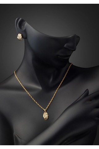 Bilezikci Meltem İkili Spor Altın Takı Seti 14 Ayar