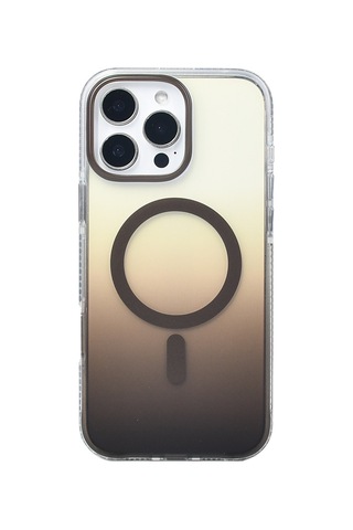 Zore İphone 16 Pro Max Kılıf M-safe Şarj Özellikli Transparan Renk Geçişli Nvth Toros Kapak - Mavi