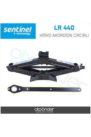 Sentinel Akordiyon Cırcırlı Kriko 1.5 Ton