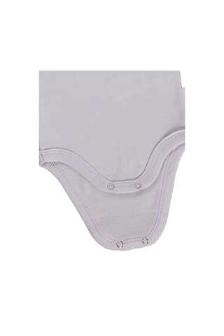 Civil Baby Unicorn Baskılı 0-3 Yaş Çıtçıtlı Badi - Lila