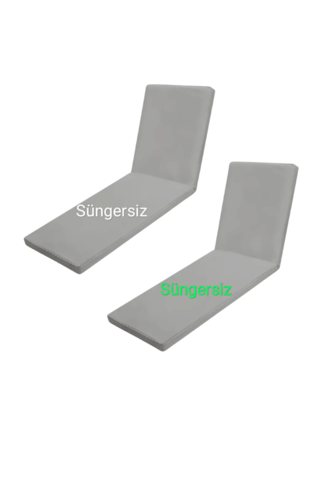 Süngersiz Akvaryum Koyu 2 Ad Şezlong Minderi Kılıfı 180 55 5 Cm Y
