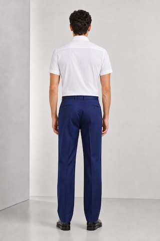 Bihan Store Erkek Regular Fit Klasik Kesim Pilesiz Lastikkotin Kumaş Pantolon 003-lacivert