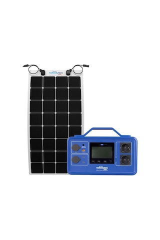 Tommatech Güç İstasyonu Paketi - 512wh Taşınabilir Güç Kaynağı + 110wp Flexible Güneş Paneli