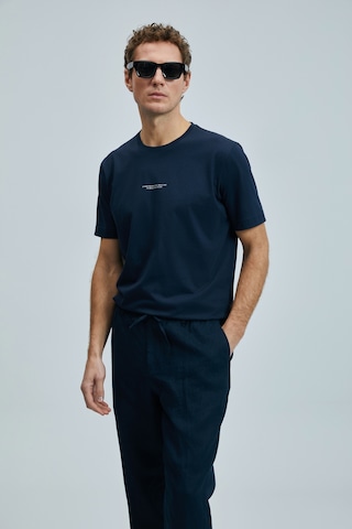 Lufian Valor Modern Grafik T- Shirt Lacivert Lacivert 111020242100200 Lacivert
