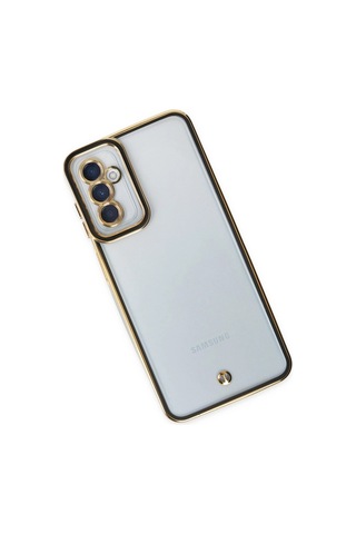 Samsung Galaxy M23 Kılıf Liva Lens Silikon - Siyah Düz Renkli